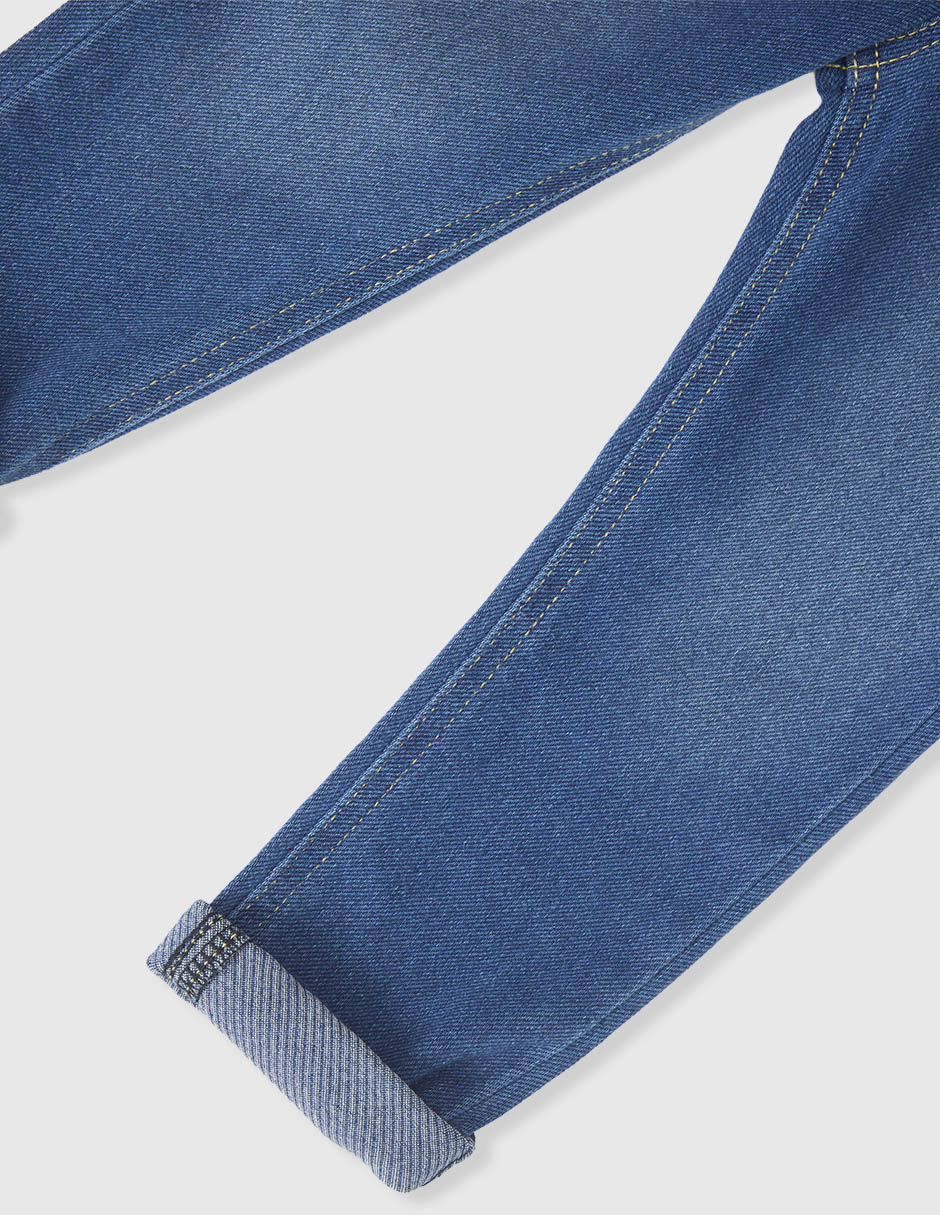 Jeans jogger straight Weekend Baby lavado obscuro para niño