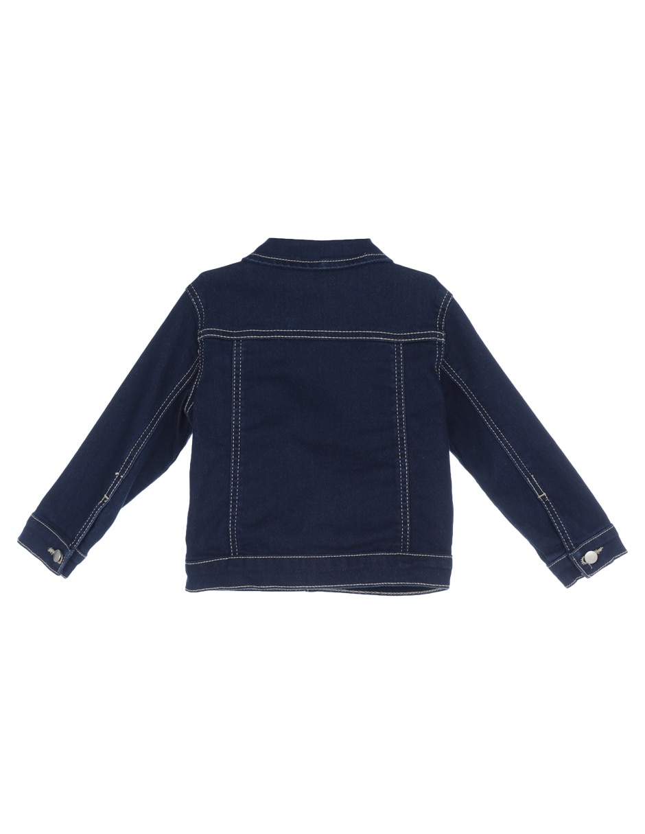 Chamarra de mezclilla infantil unisex 4