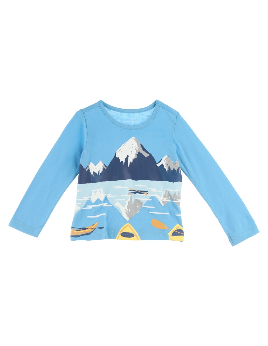 Playera manga larga para niño Playera manga larga para niño