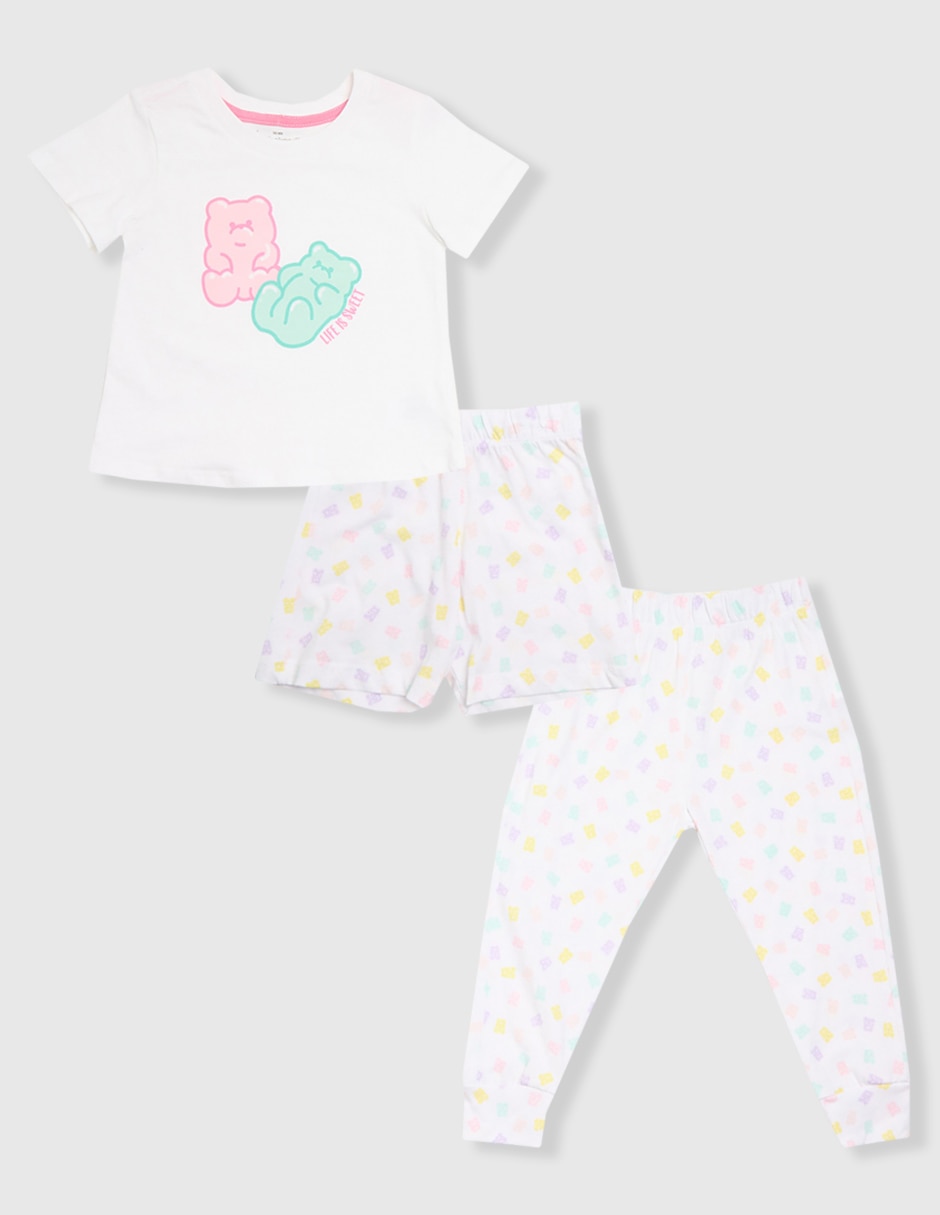 Conjunto pijama para bebé niña Conjunto pijama para bebé niña