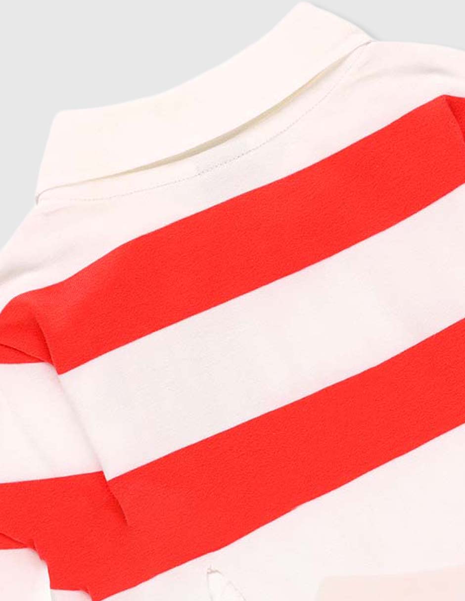 Playera tipo polo para bebé niño