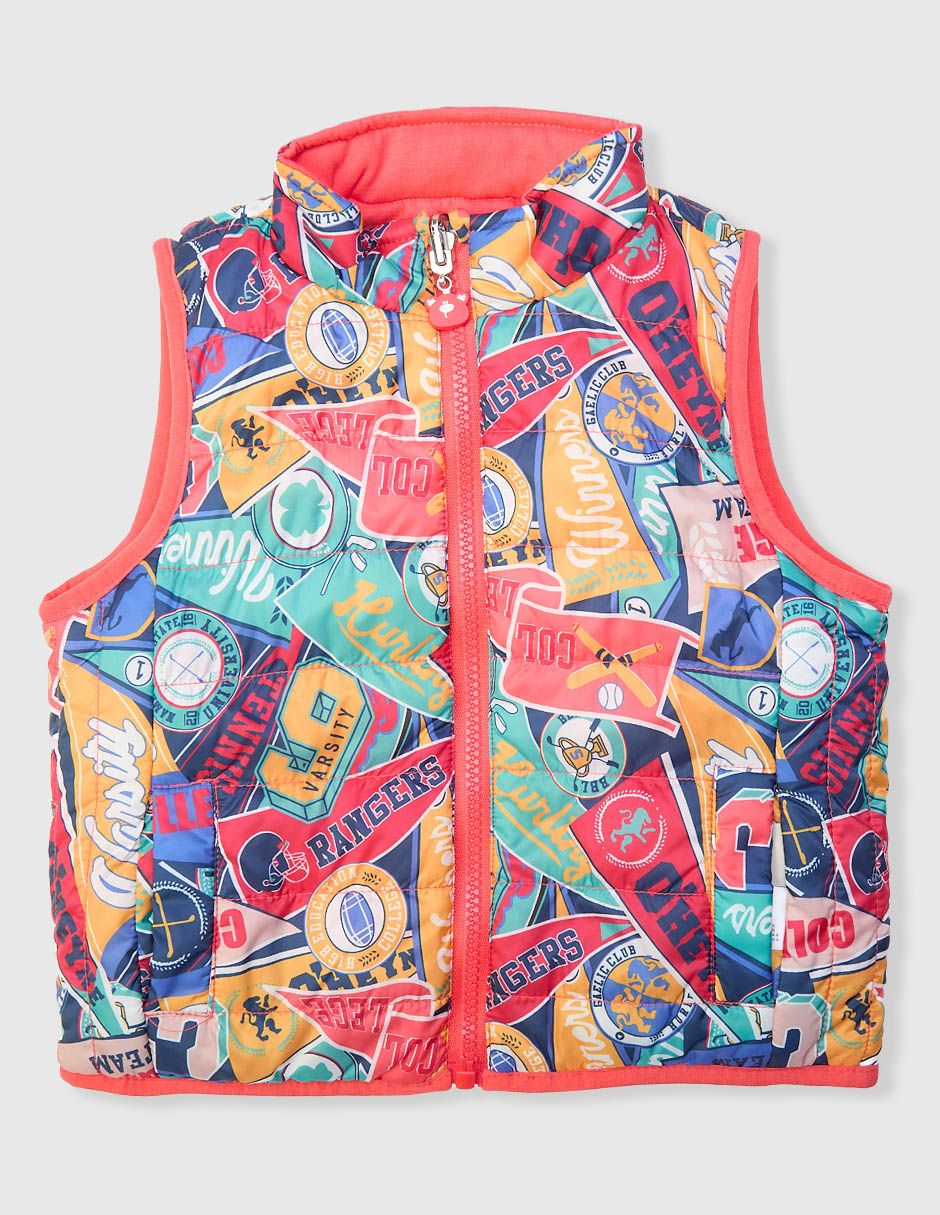 Chaleco reversible para bebé Chaleco reversible para bebé