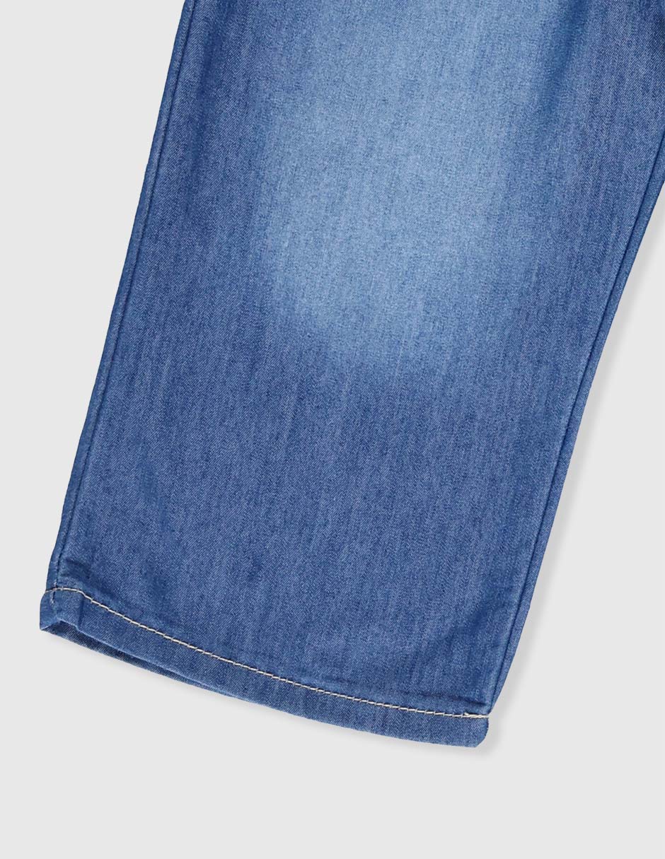 Jeans baggy Weekend Baby lavado stone wash para niño