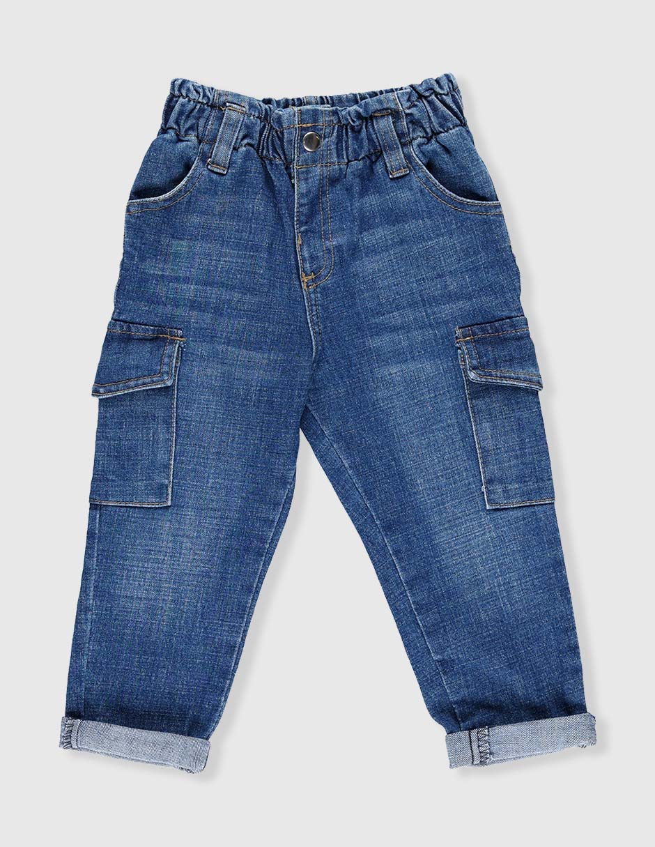 Jeans cargo straight Weekend Baby para niño