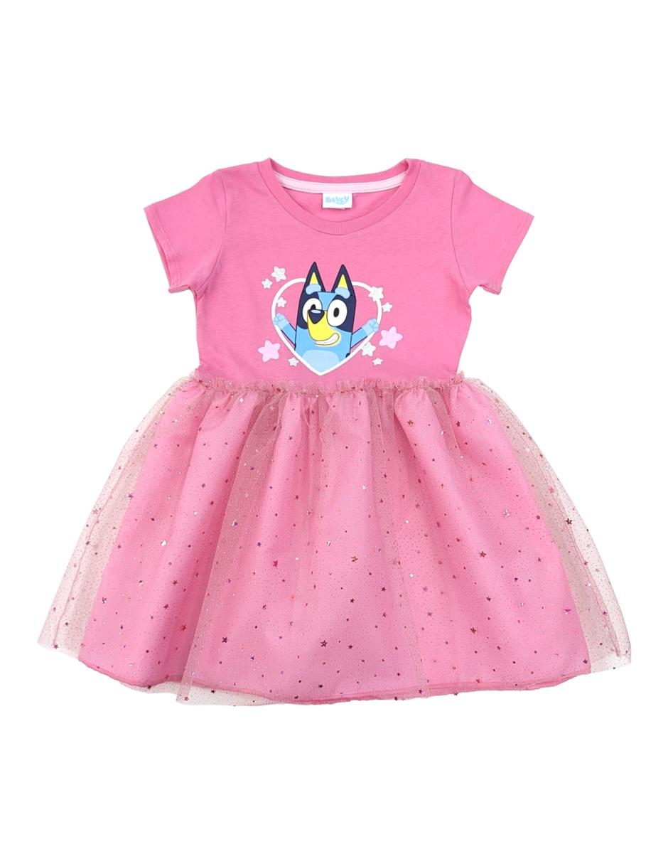 Vestido manga regular para niña