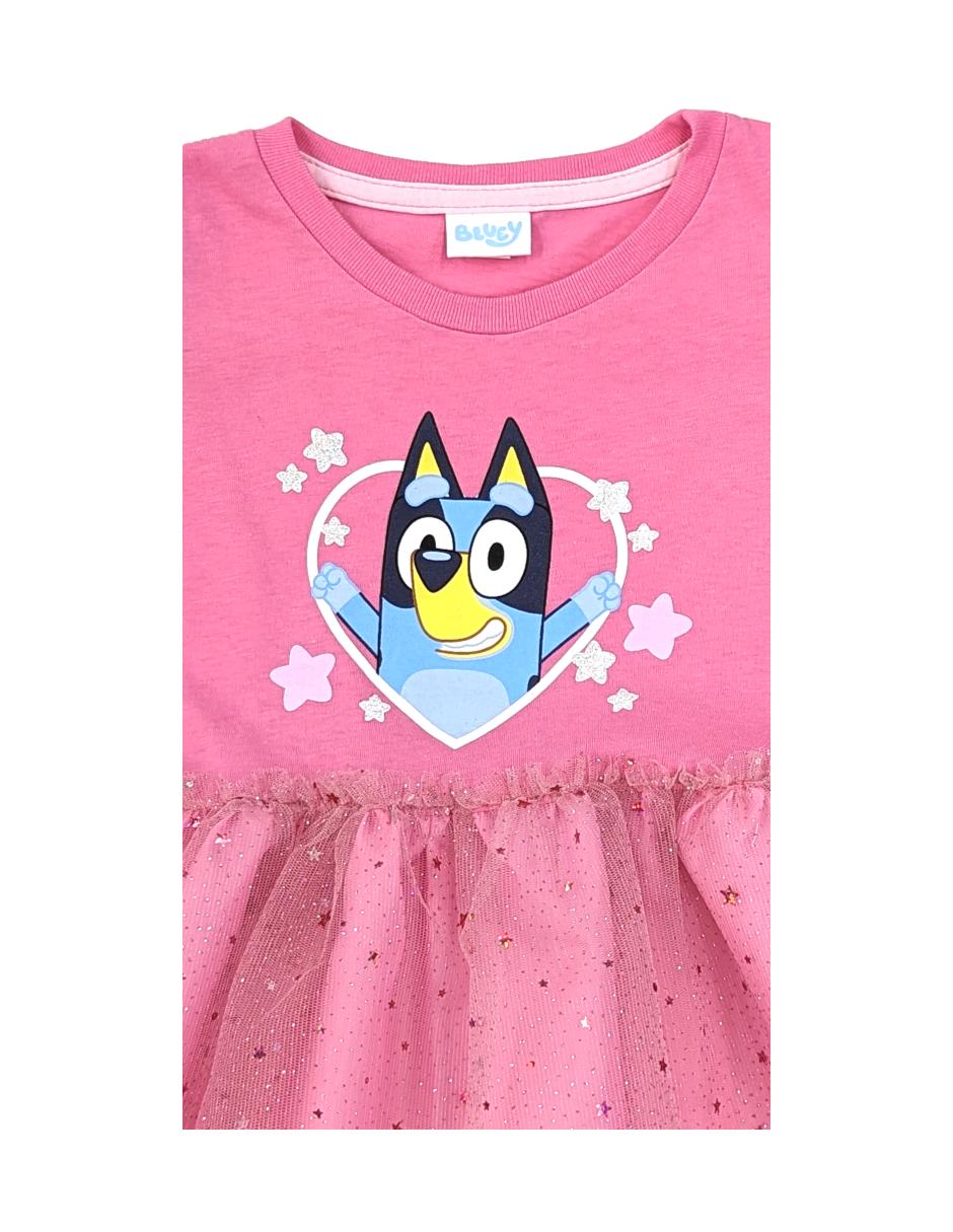 Vestido manga regular para niña