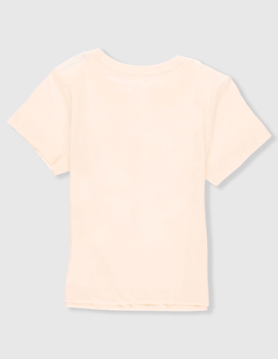 Playera Disney Dtr Elsa Frozen manga corta para niña