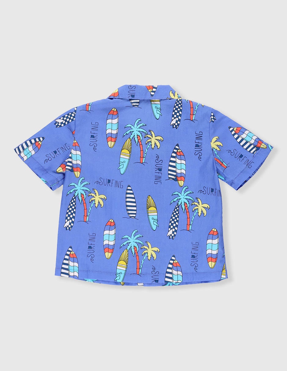 Camisa para playa Weekend Baby manga corta para niño