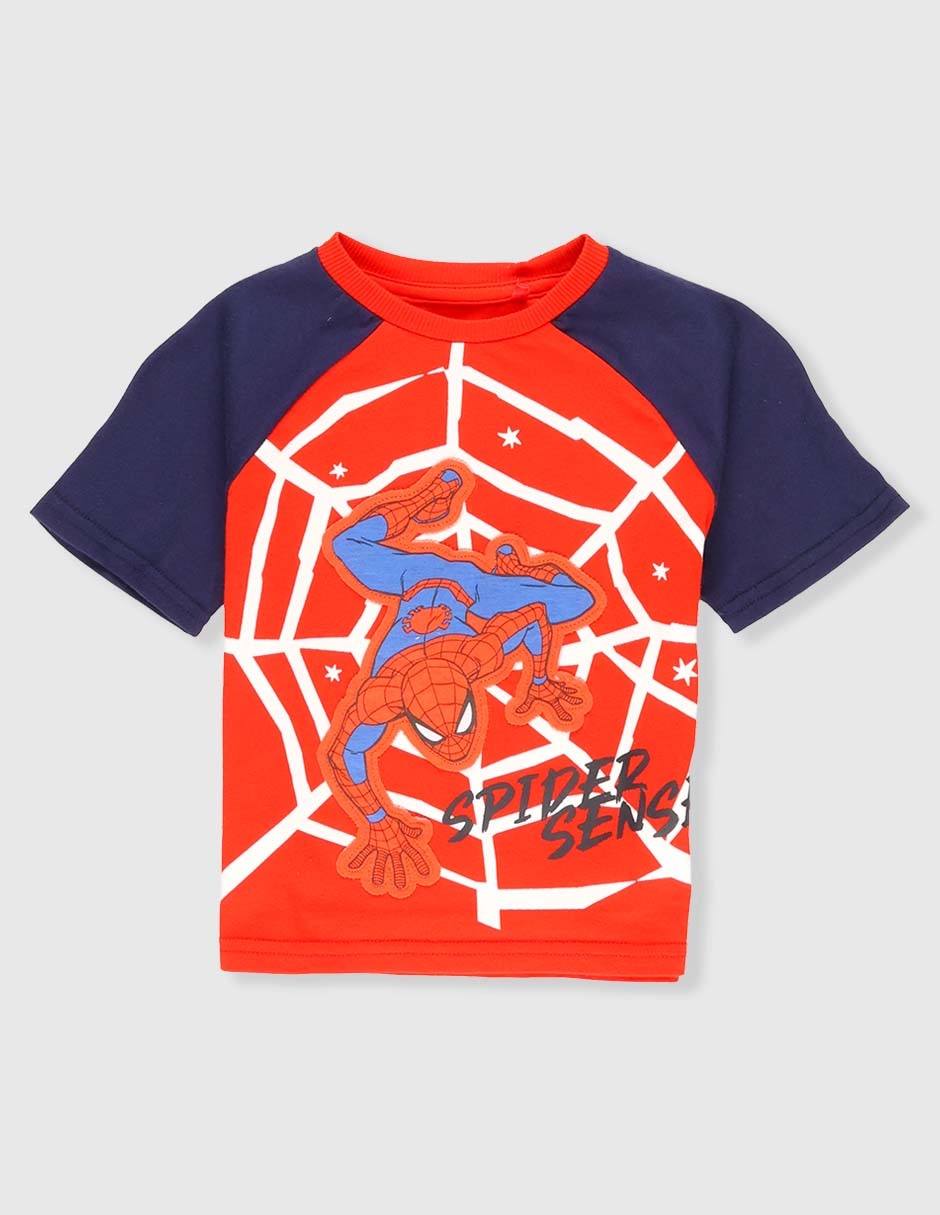 Playera Marvel Dtr Spider-Man manga corta para niño
