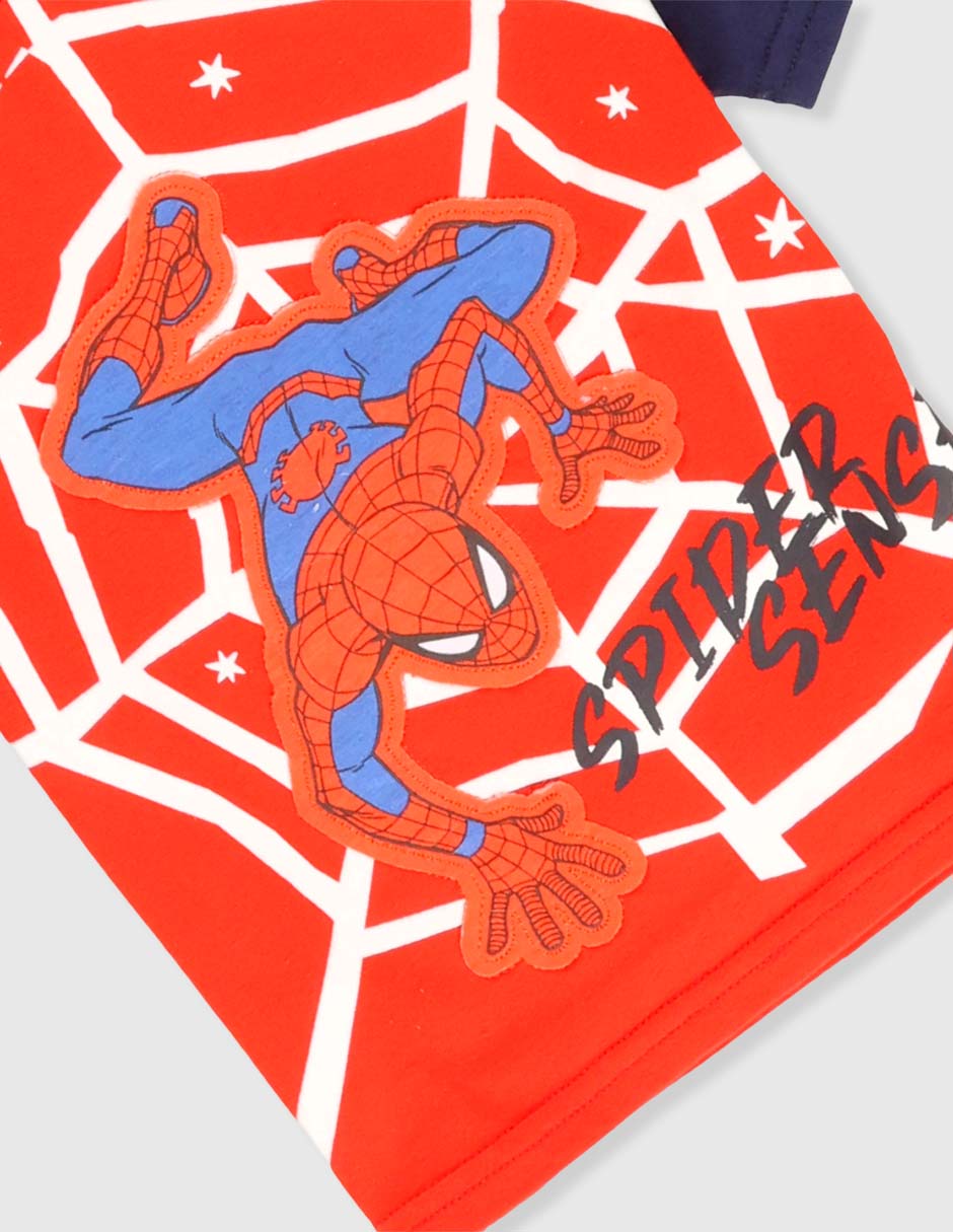 Playera Marvel Dtr Spider-Man manga corta para niño