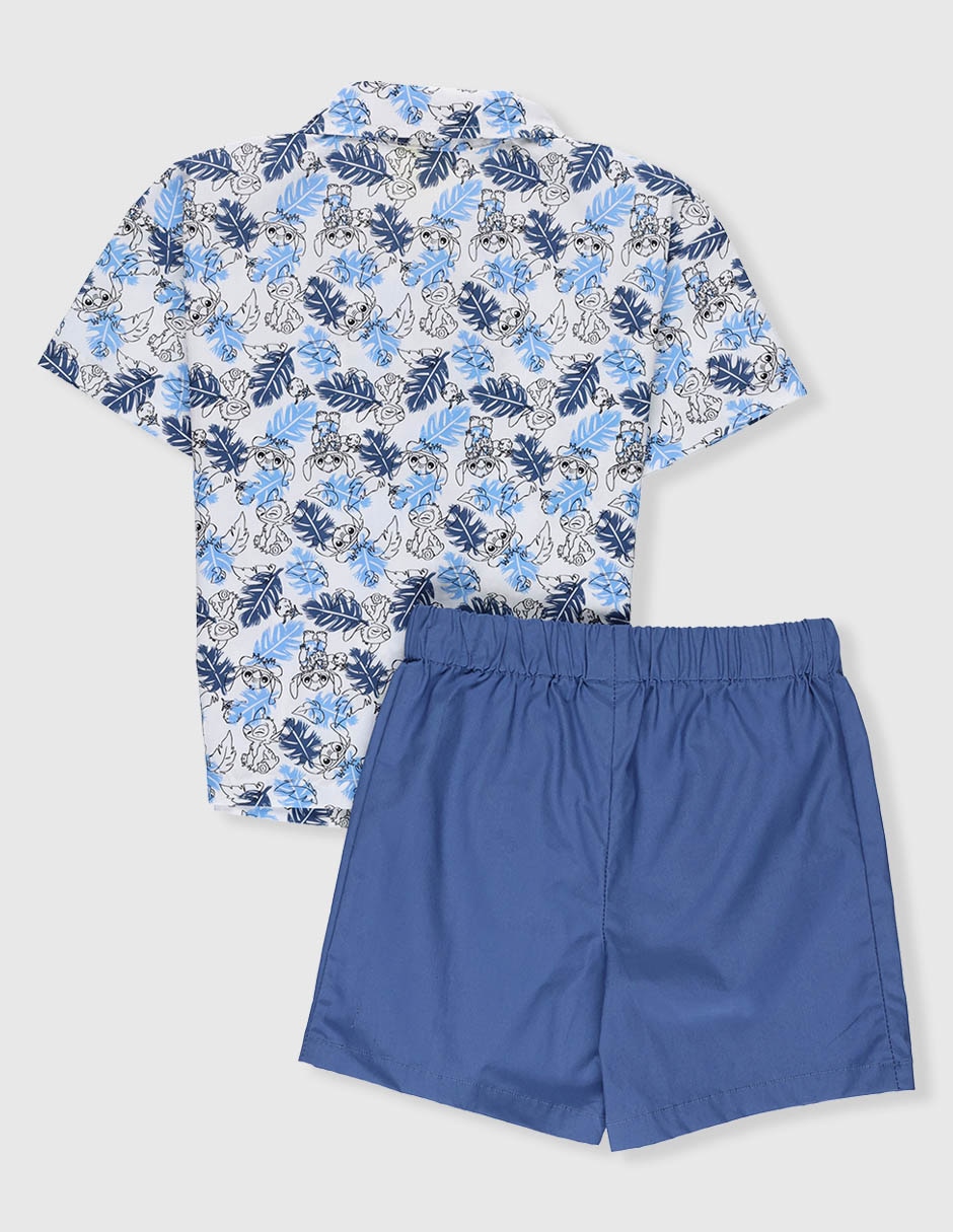 Conjunto casual Stitch de algodón para bebé niño 4