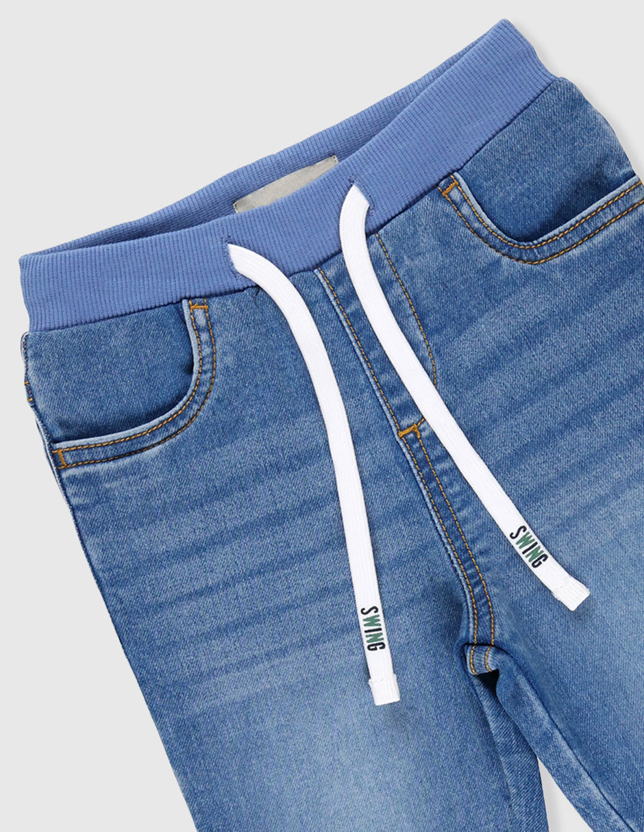 Jeans relajado lavado stone wash para niño 6