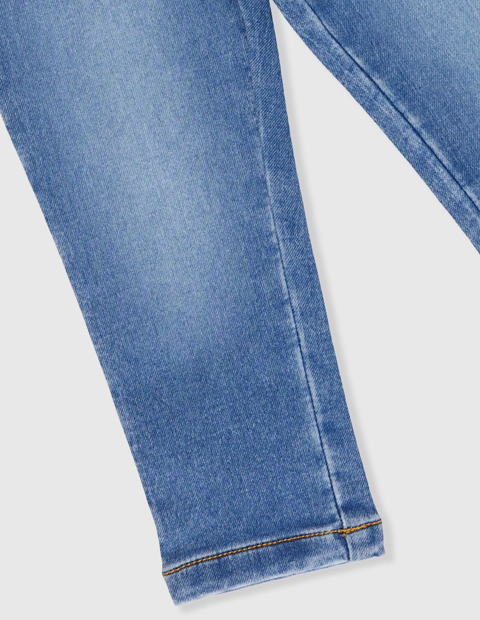 Jeans relajado lavado stone wash para niño 7