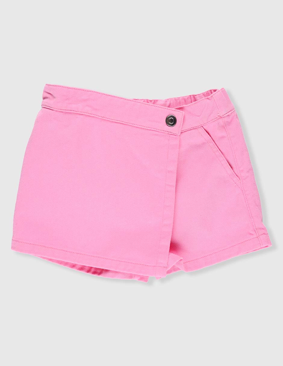 Falda short mezclilla para niña Falda short mezclilla para niña