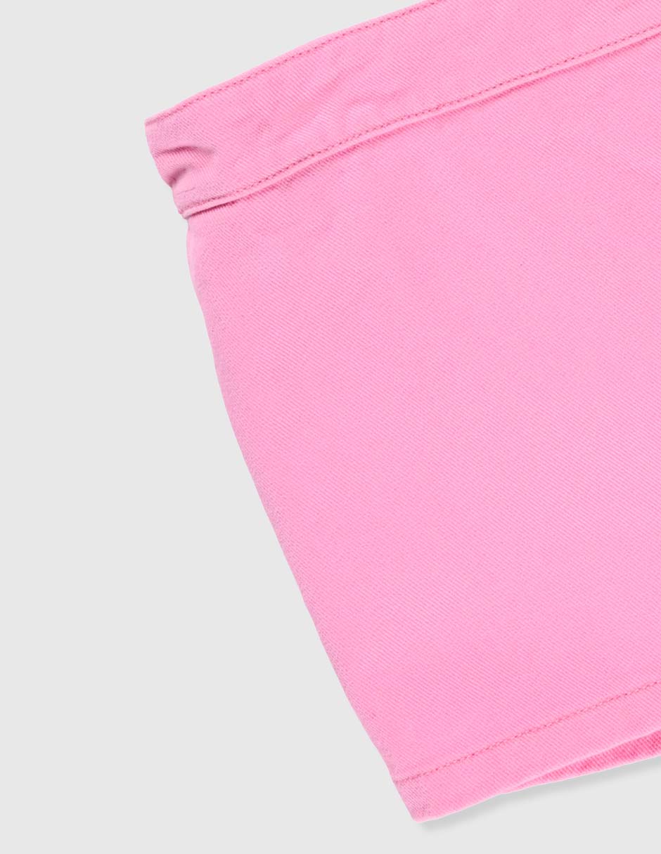 Falda short mezclilla para niña
