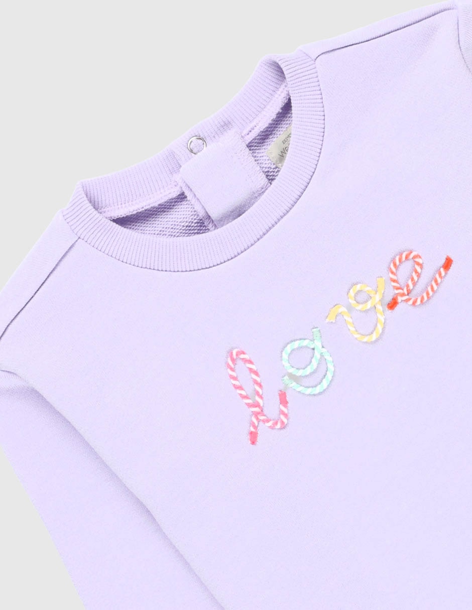 Sudadera weekend baby para niña