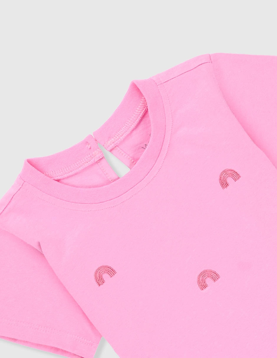 Playera Weekend Baby manga corta para bebé niña 3