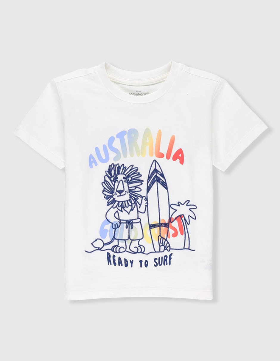 Playera Weekend Baby manga corta para niño