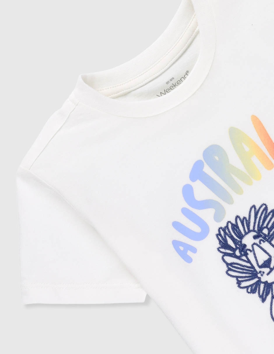 Playera Weekend Baby manga corta para niño