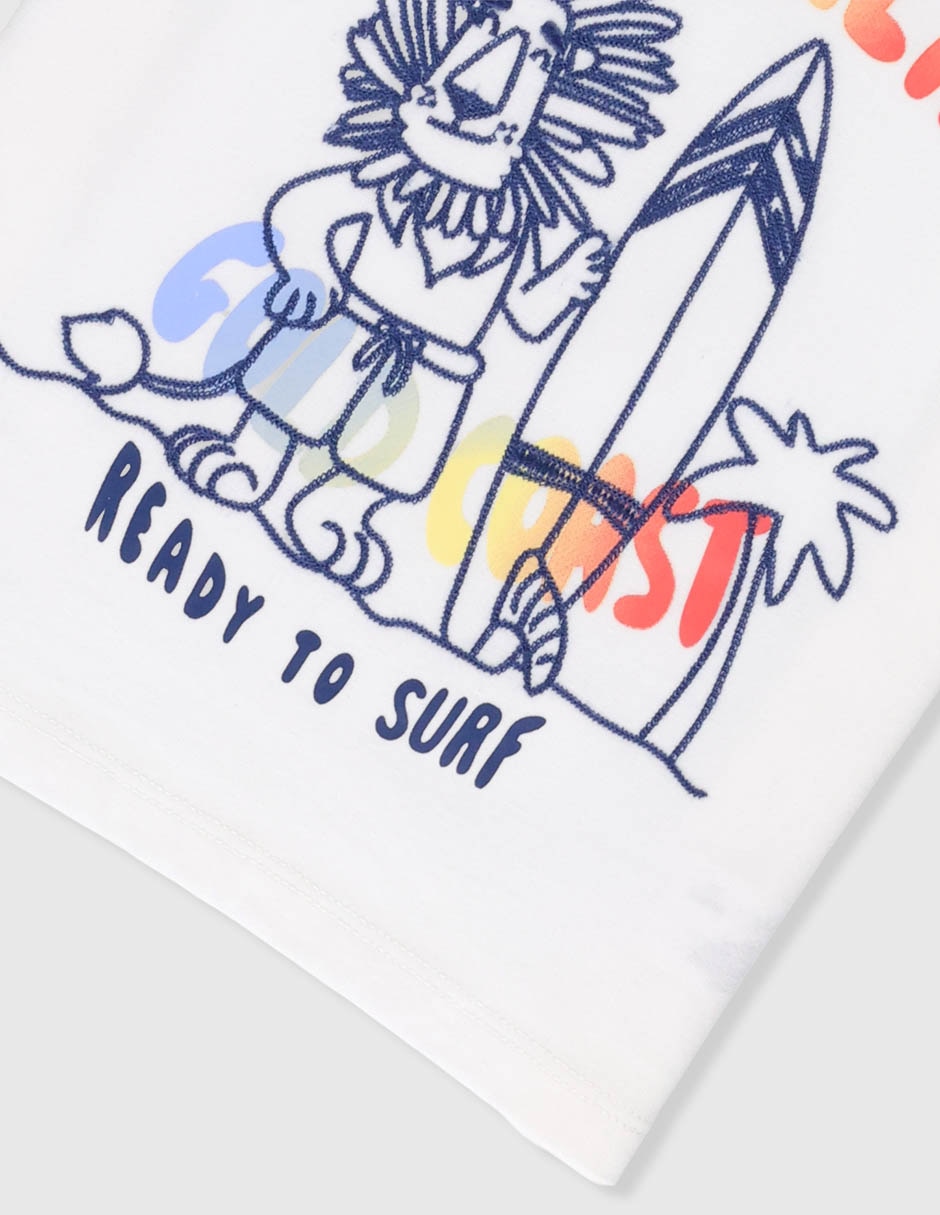 Playera Weekend Baby manga corta para niño