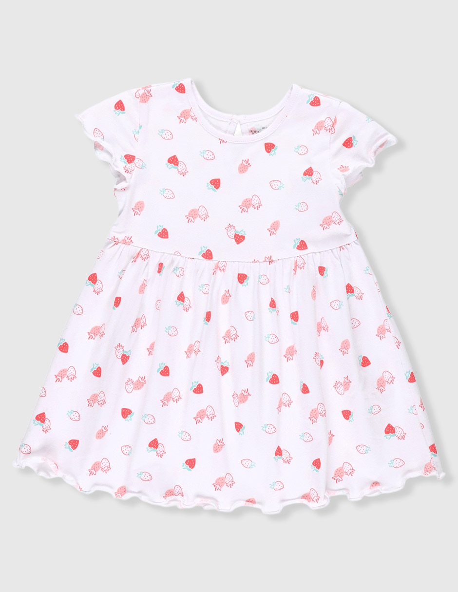Vestido manga volantes para niña Vestido manga volantes para niña