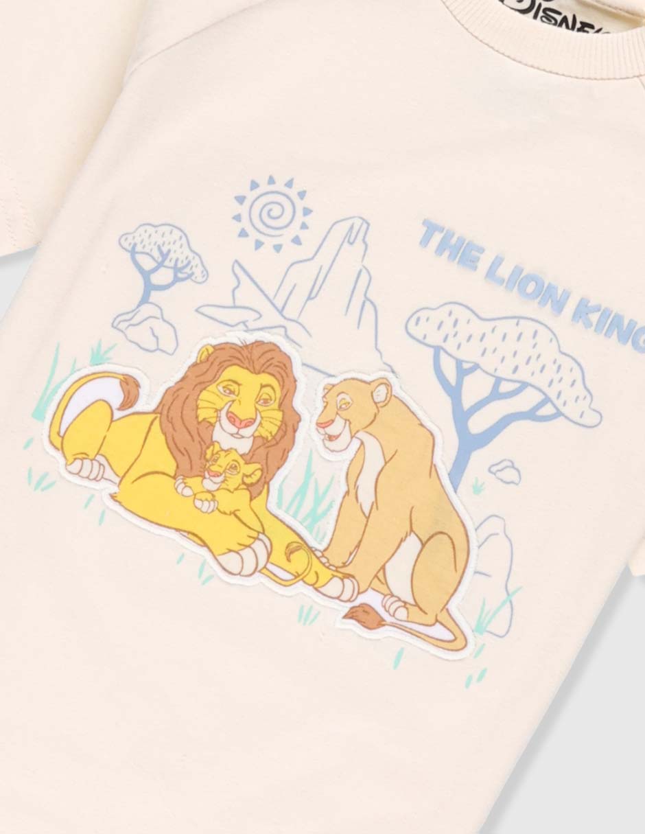 Playera Disney Dtr El rey león Disney manga corta para niña