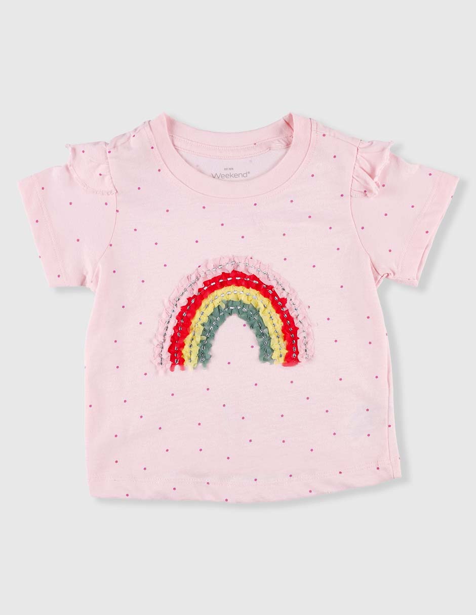 Playera Weekend para niña Playera Weekend para niña