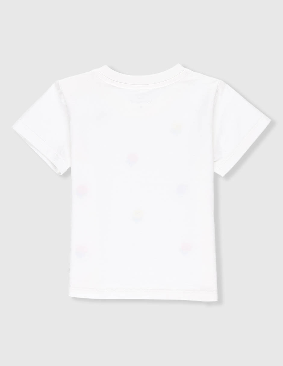 Playera Weekend Baby manga corta para niña