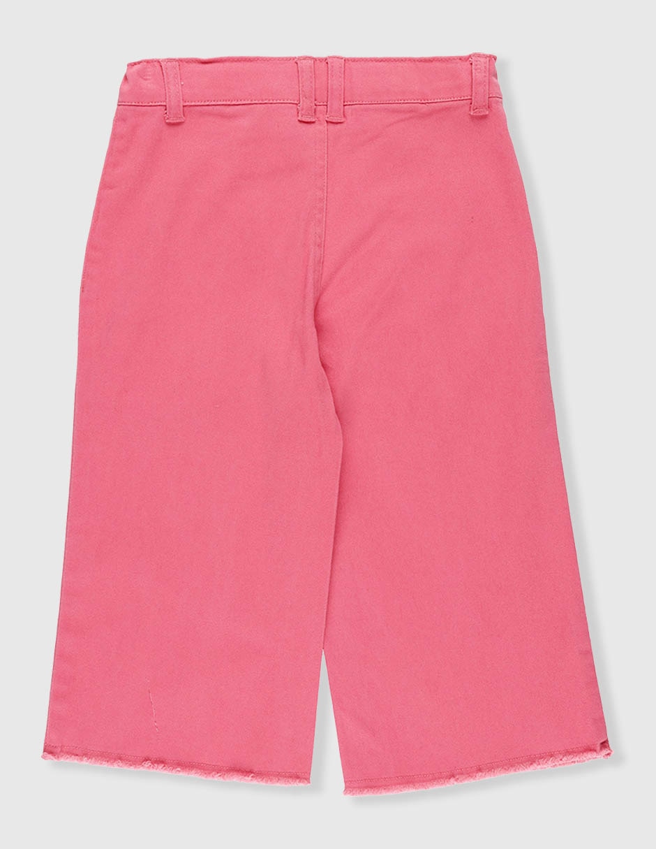 Jeans coulotte amplio para niña 5