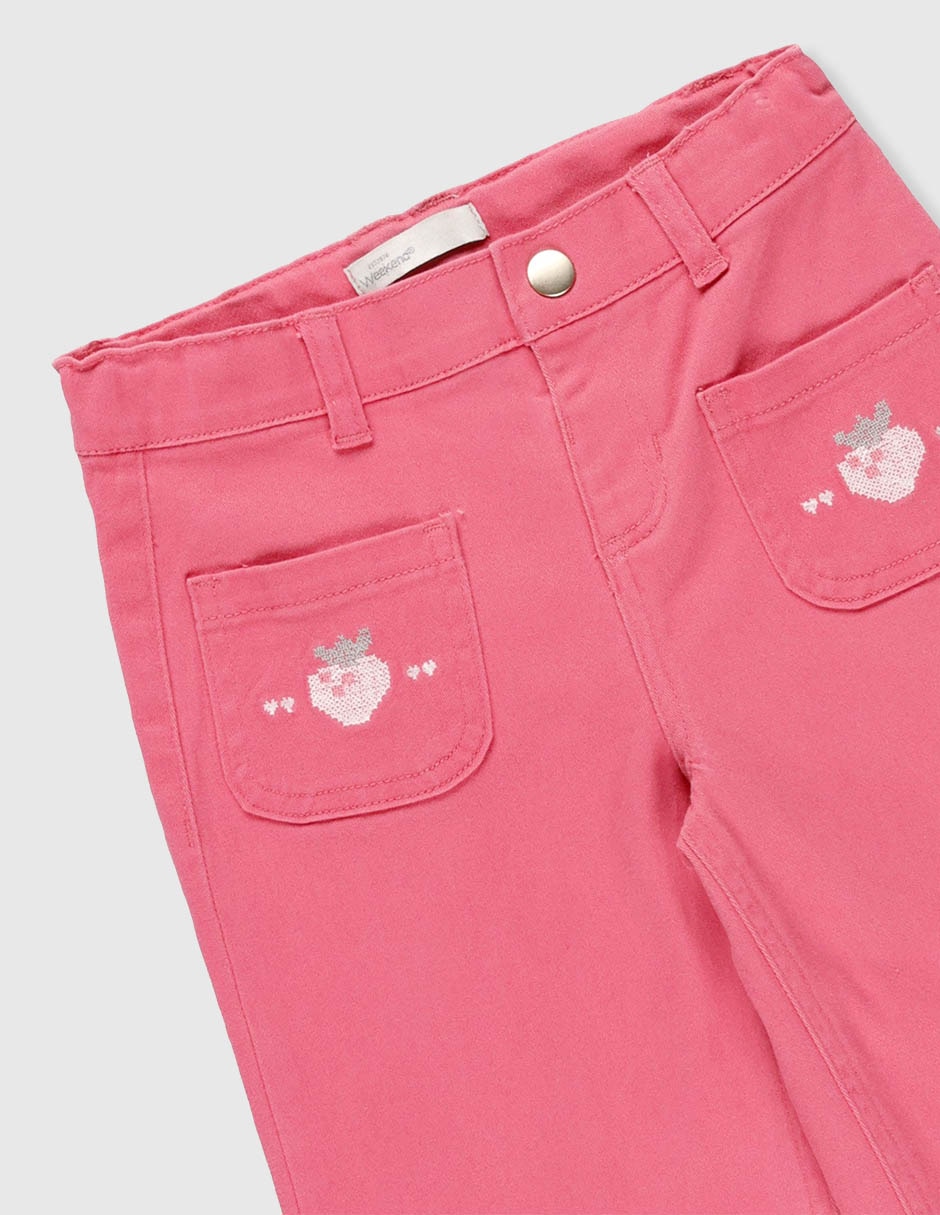 Jeans coulotte amplio para niña 6