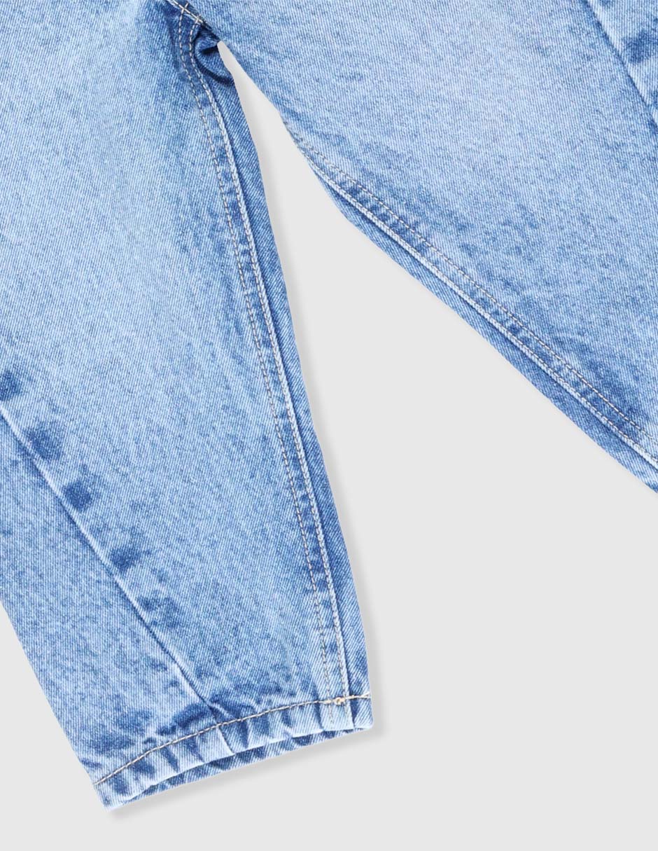 Jeans baggy Weekend Baby lavado claro para niña