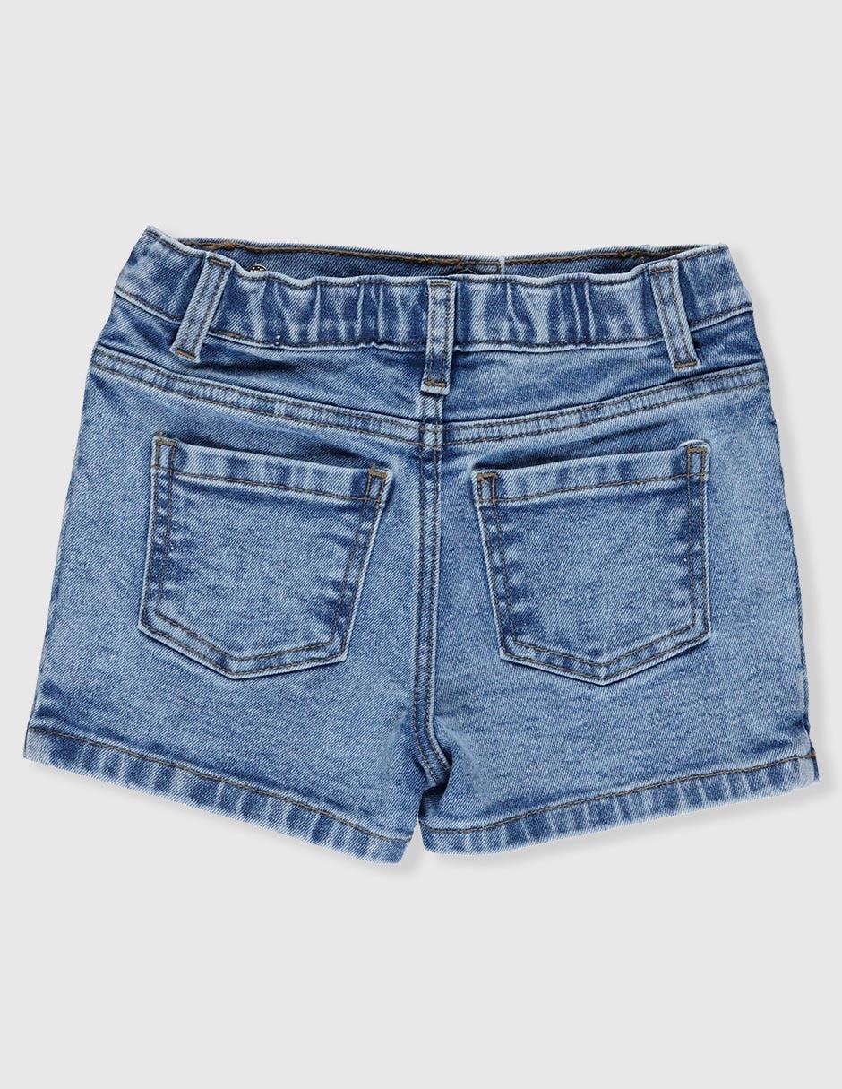 Falda short Weekend Baby de mezclilla para niña