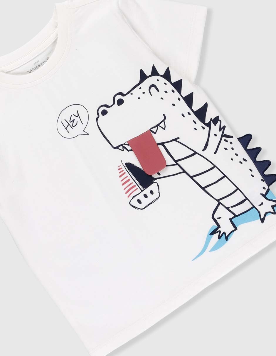 Playera Weekend Baby manga corta para niño