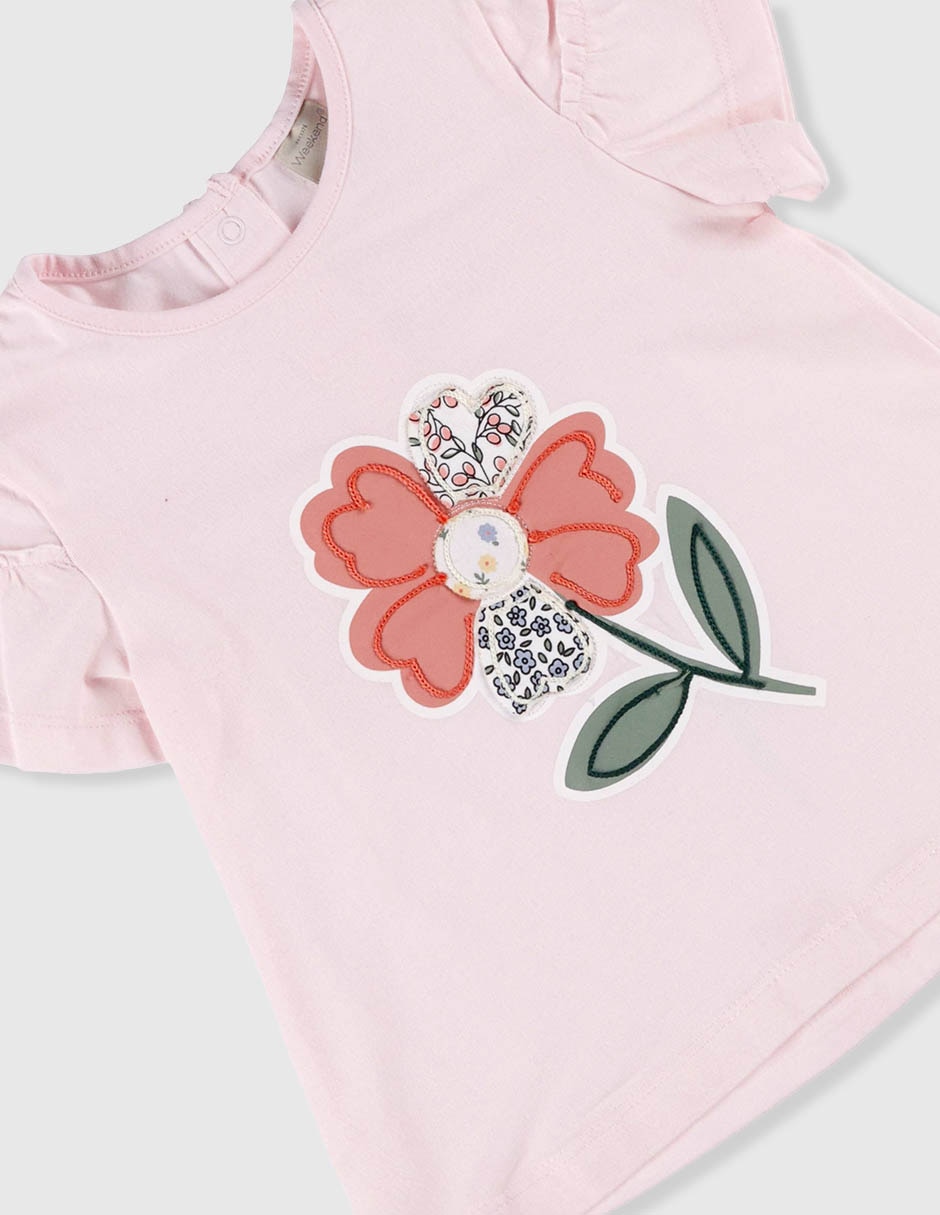 Playera Cuello redondo para bebé 4