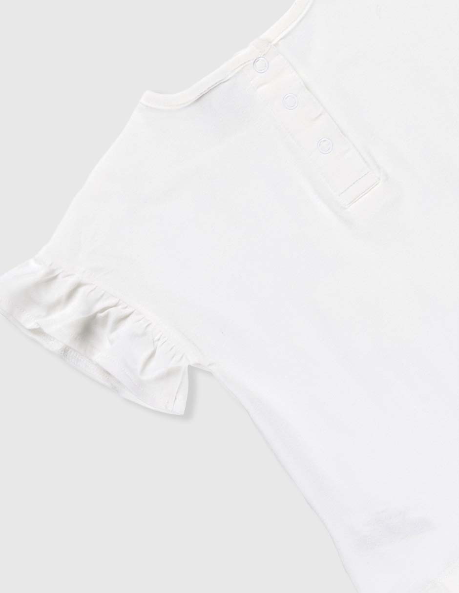 Playera Weekend Baby manga corta para niña