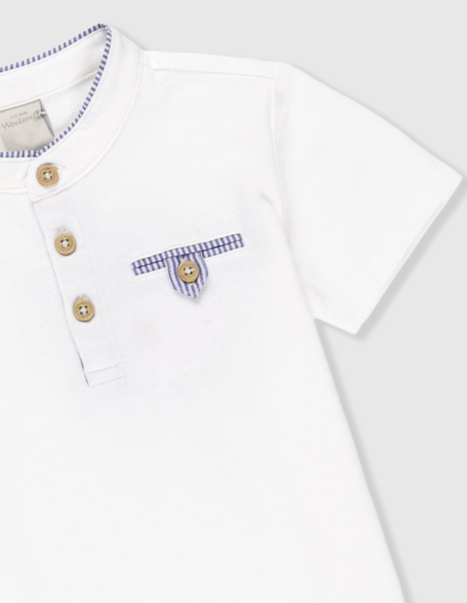 Playera manga corta para niño
