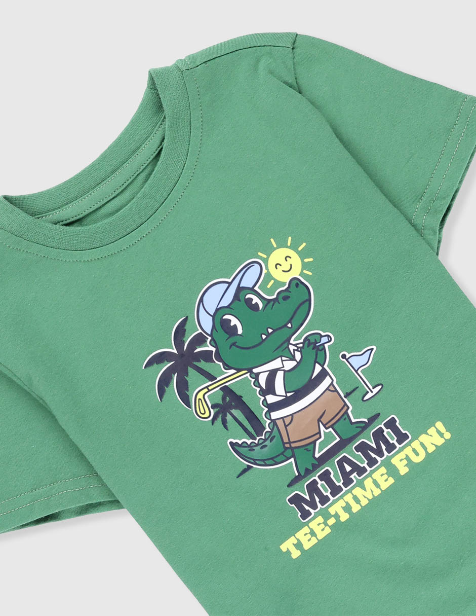 Playera Weekend Baby manga corta para niño
