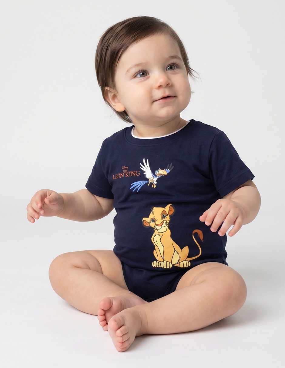 Playera el rey león manga corta para bebé niño Playera el rey león manga corta para bebé niño
