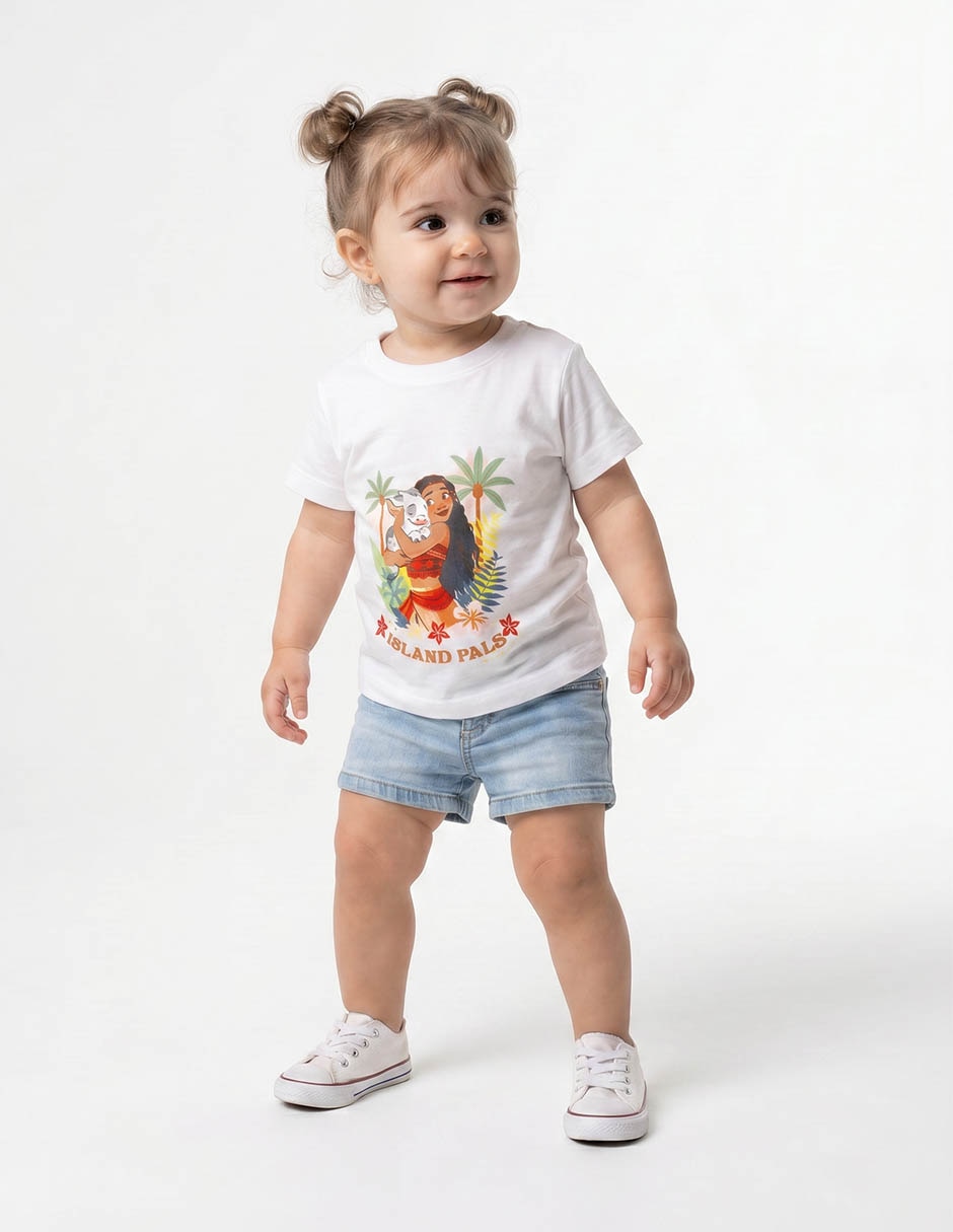 Playera Disney Dtr manga corta para niña