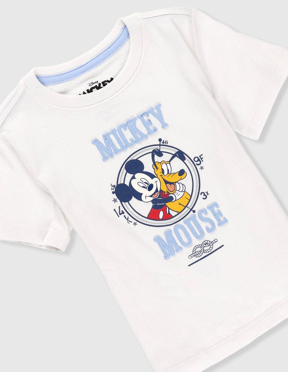 Playera Mickey Mouse Pluto manga corta para niño 3