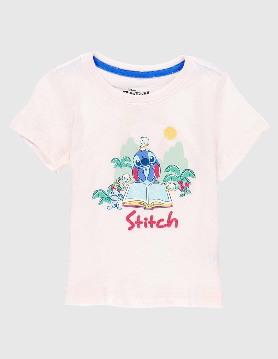 Playera Disney Dtr manga corta para niña