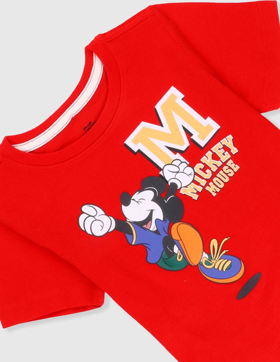 Playera Disney Dtr Mickey manga corta para niño 3