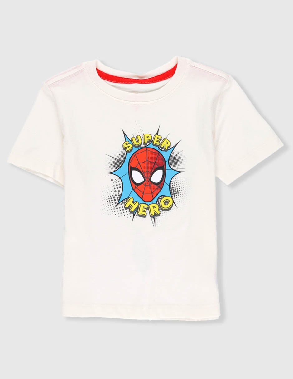 Playera Disney Dtr Spider-Man manga corta para niño