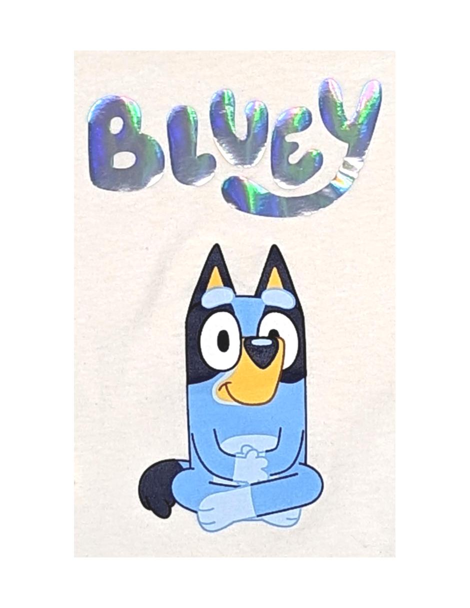 Playera Bluey manga larga para niña 3