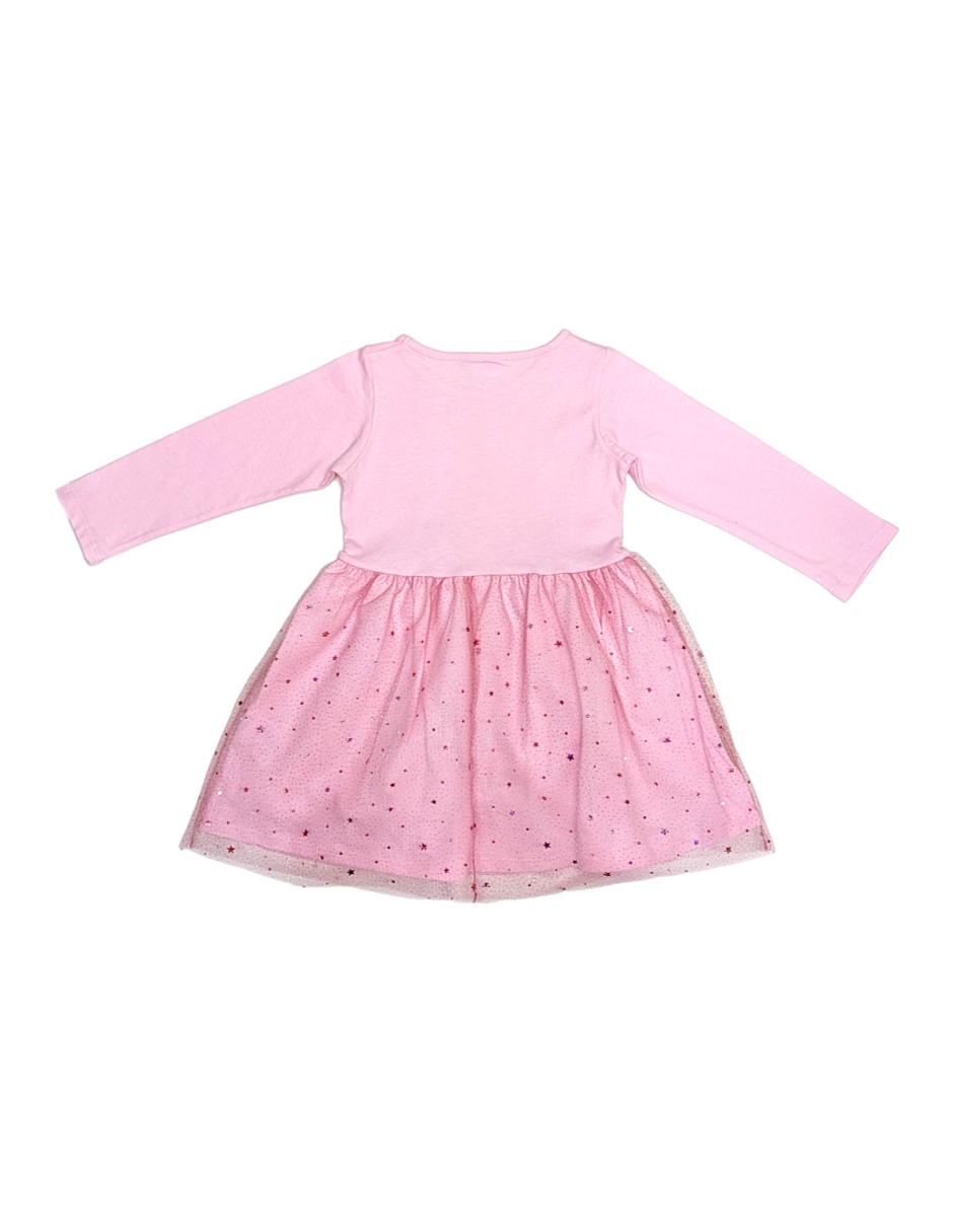 Vestido Bluey manga regular para niña