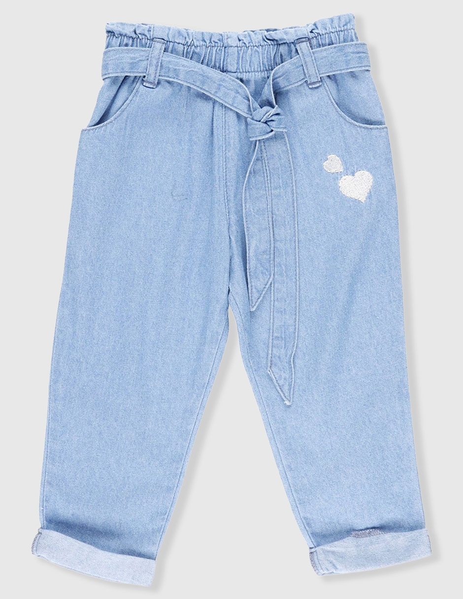 Jeans straight Weekend Baby lavado claro para bebé niña
