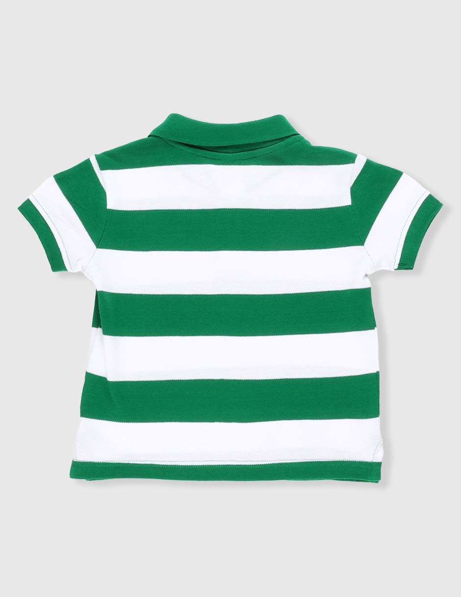 Playera tipo polo de algodón para niño 3