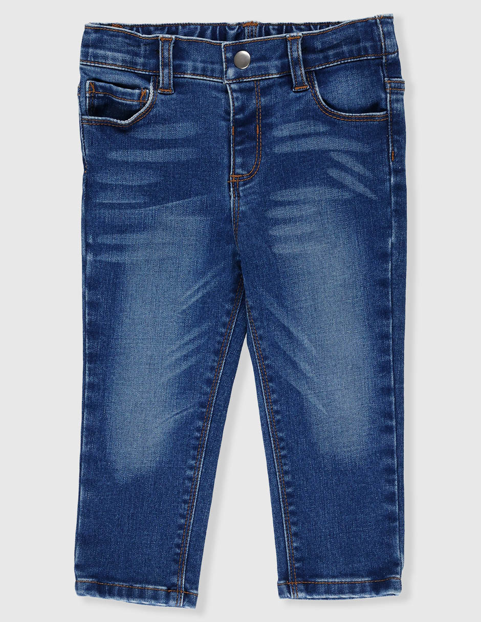 Jeans straight Weekend Baby lavado whisker para niña 1