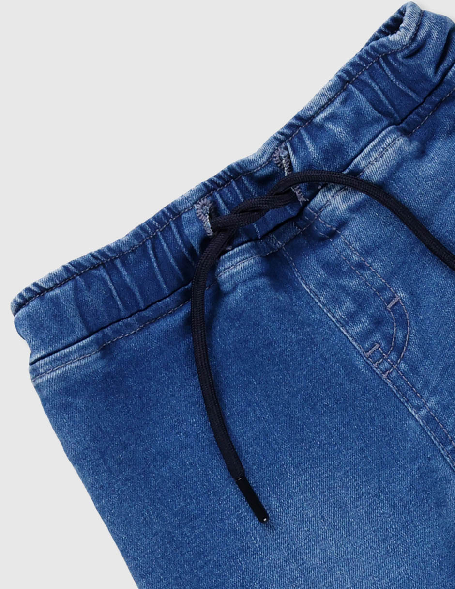 Jeans jogger slim para niño 6