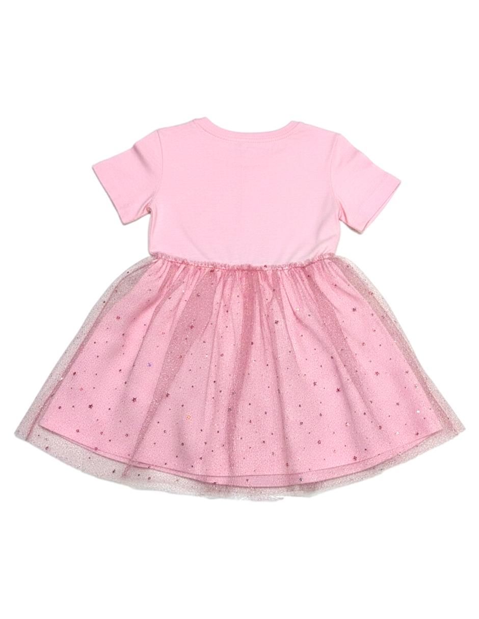 Vestido manga corta para niña